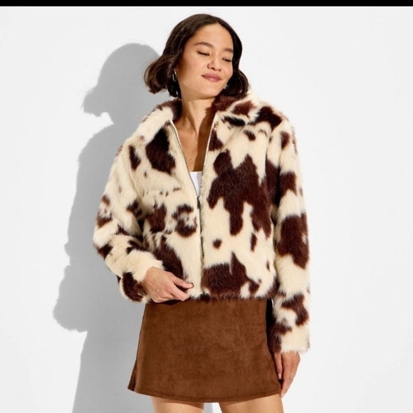 wild fable Jackets & Blazers - Wild Fable Women's Faux Fur Jacket